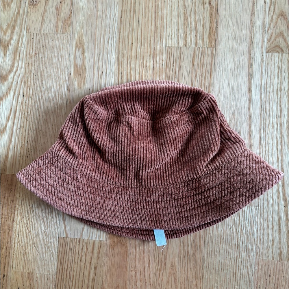 Urban Outfitters Rust Orange Corduroy Bucket Hat